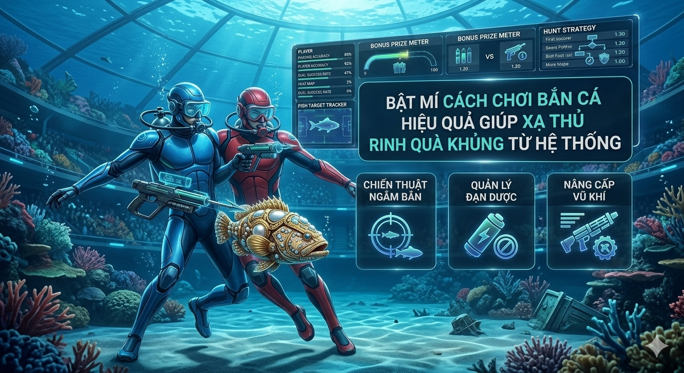 Bật mí cách chơi bắn cá hiệu quả giúp xạ thủ rinh quà khủng từ hệ thống